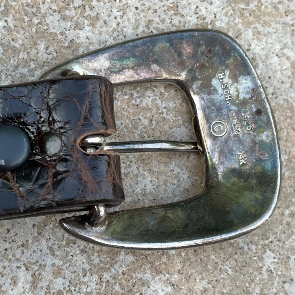 Flemings of Buckhead alligator belt